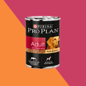 Alimento Humedo Pro Plan Adulto pollo y arroz 368.5 G